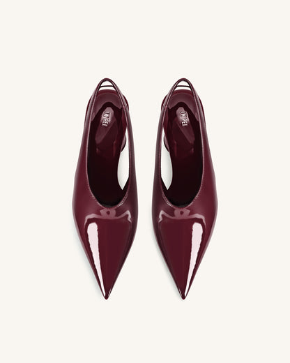 Vivovr High Heel Pumps - Burgundy | JW PEI
