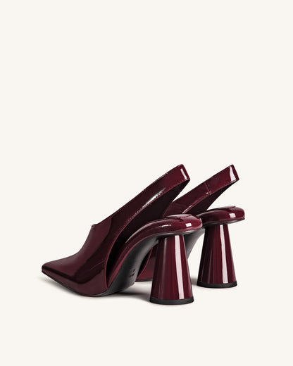 Vivovr High Heel Pumps - Burgundy | JW PEI