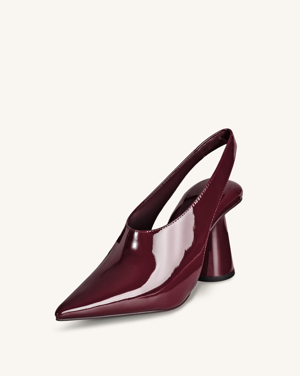 Vivovr High Heel Pumps - Burgundy | JW PEI
