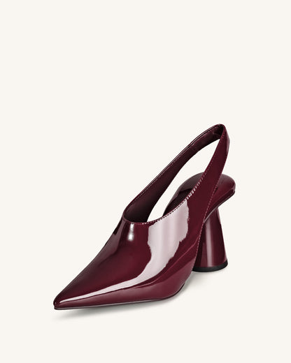 Vivovr High Heel Pumps - Burgundy | JW PEI