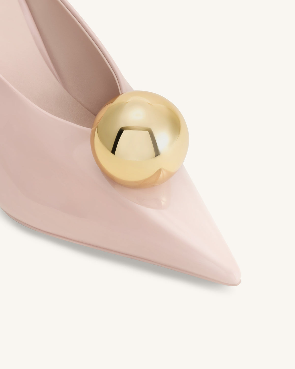 Sofia Angled Vamp Heel Mules - Dusty Pink | JW PEI