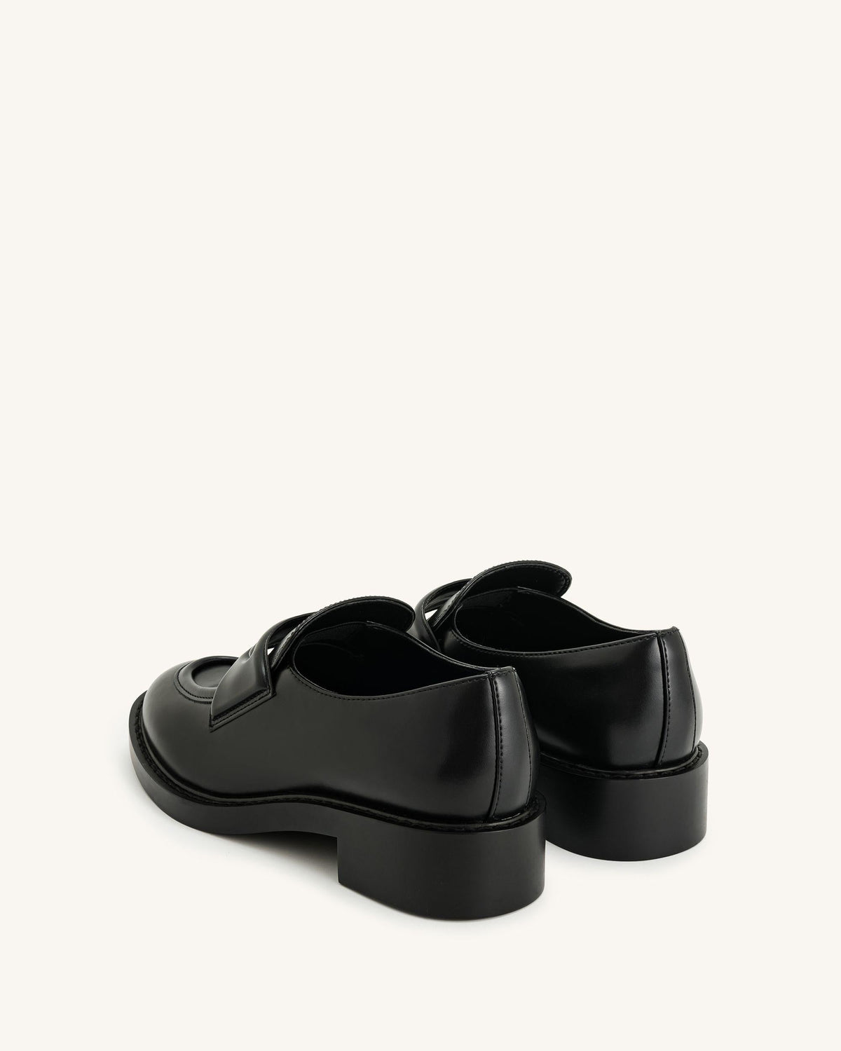 Micah Chunky Loafer - Black | JW PEI