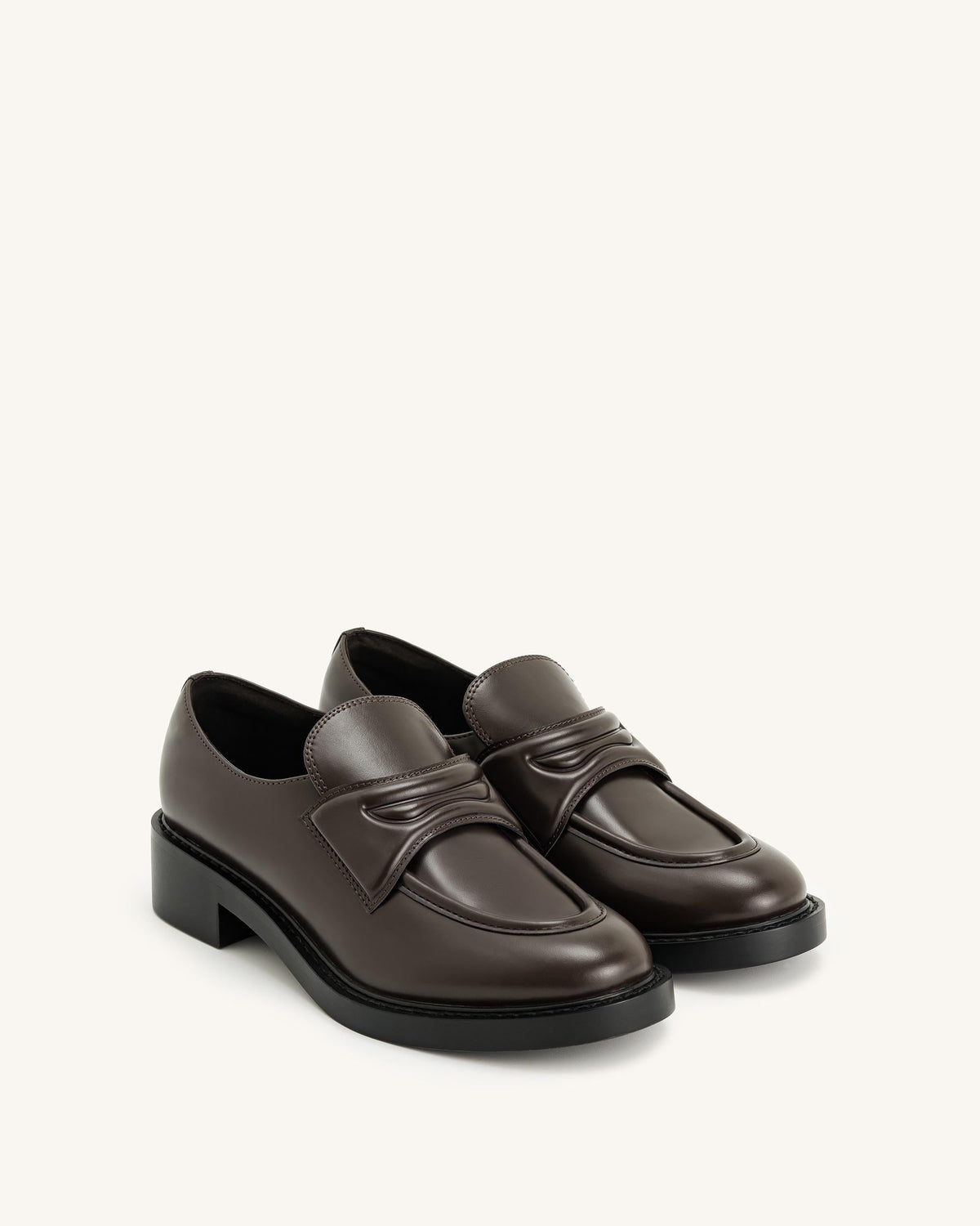 Micah Chunky Loafer - Brown | JW PEI