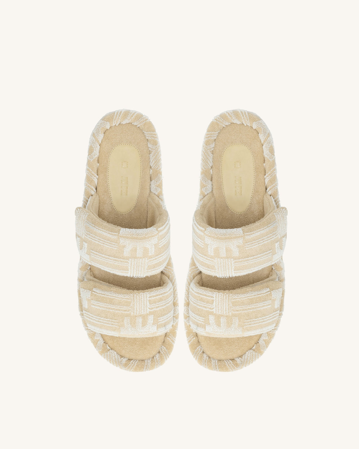 Lexi Terry Slide Sandal - OatMilk | JW PEI