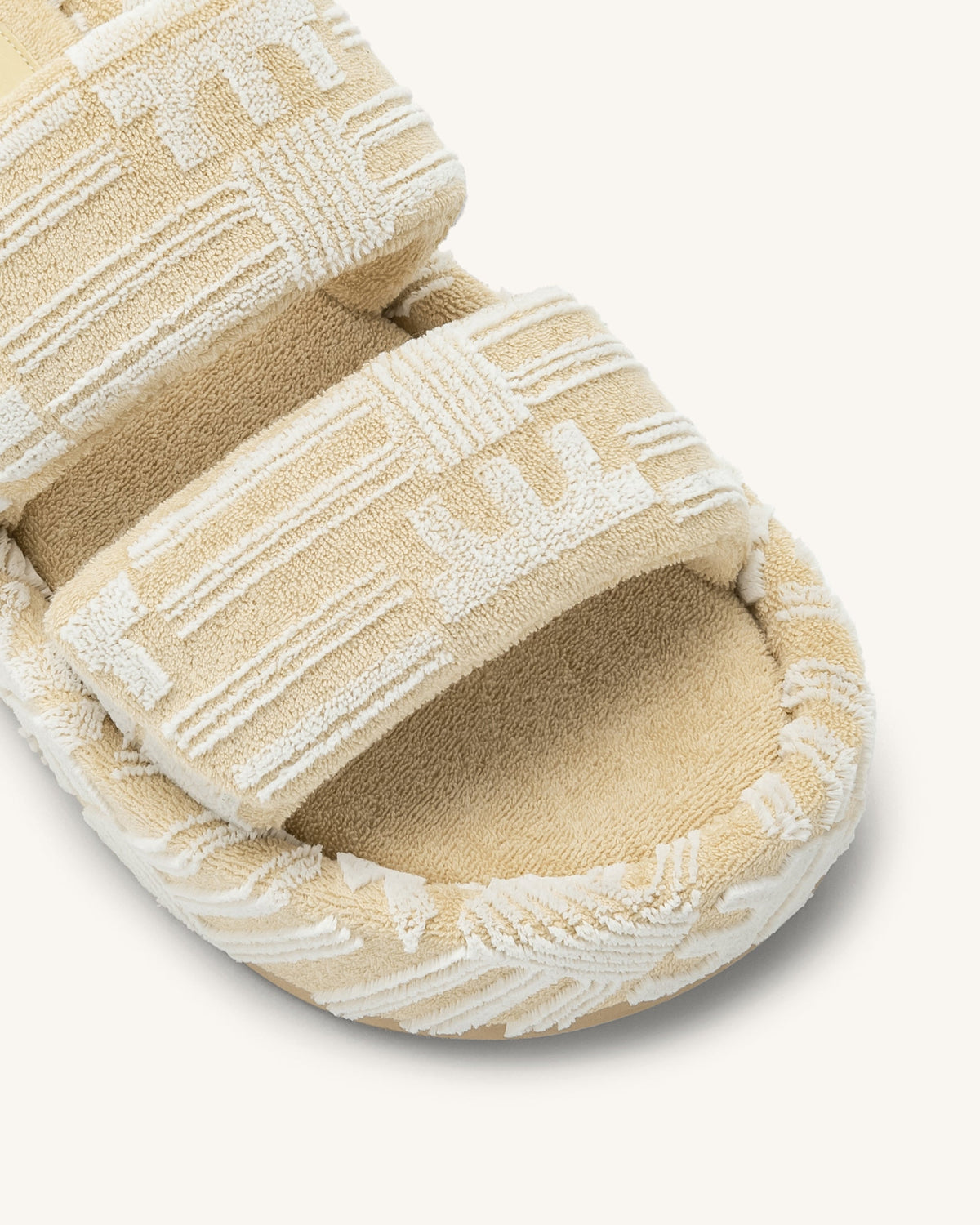 Lexi Terry Slide Sandal - OatMilk | JW PEI