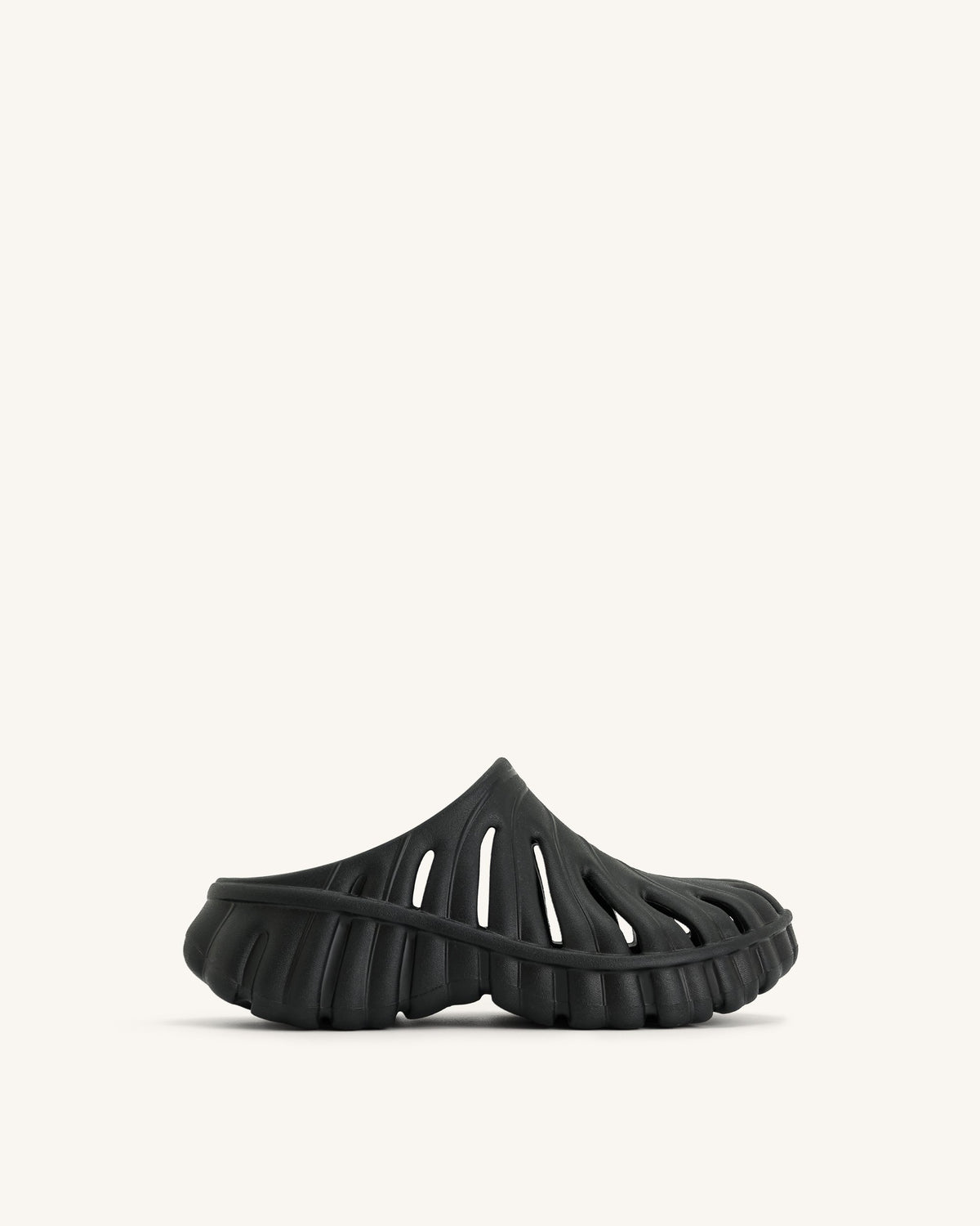 Tara Leaf Platform Clog - Black | JW PEI