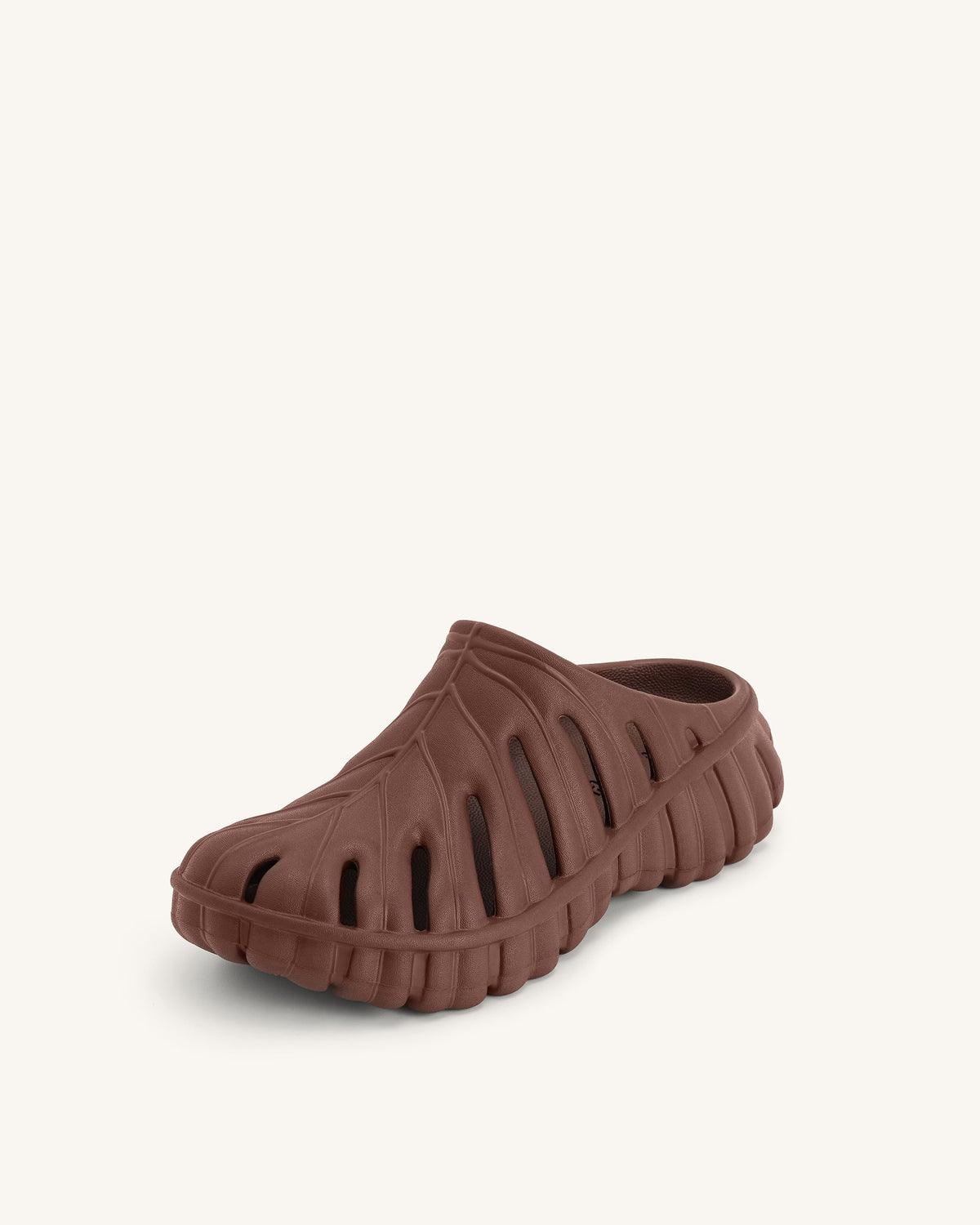 Tara Leaf Platform Clog - Brown | JW PEI