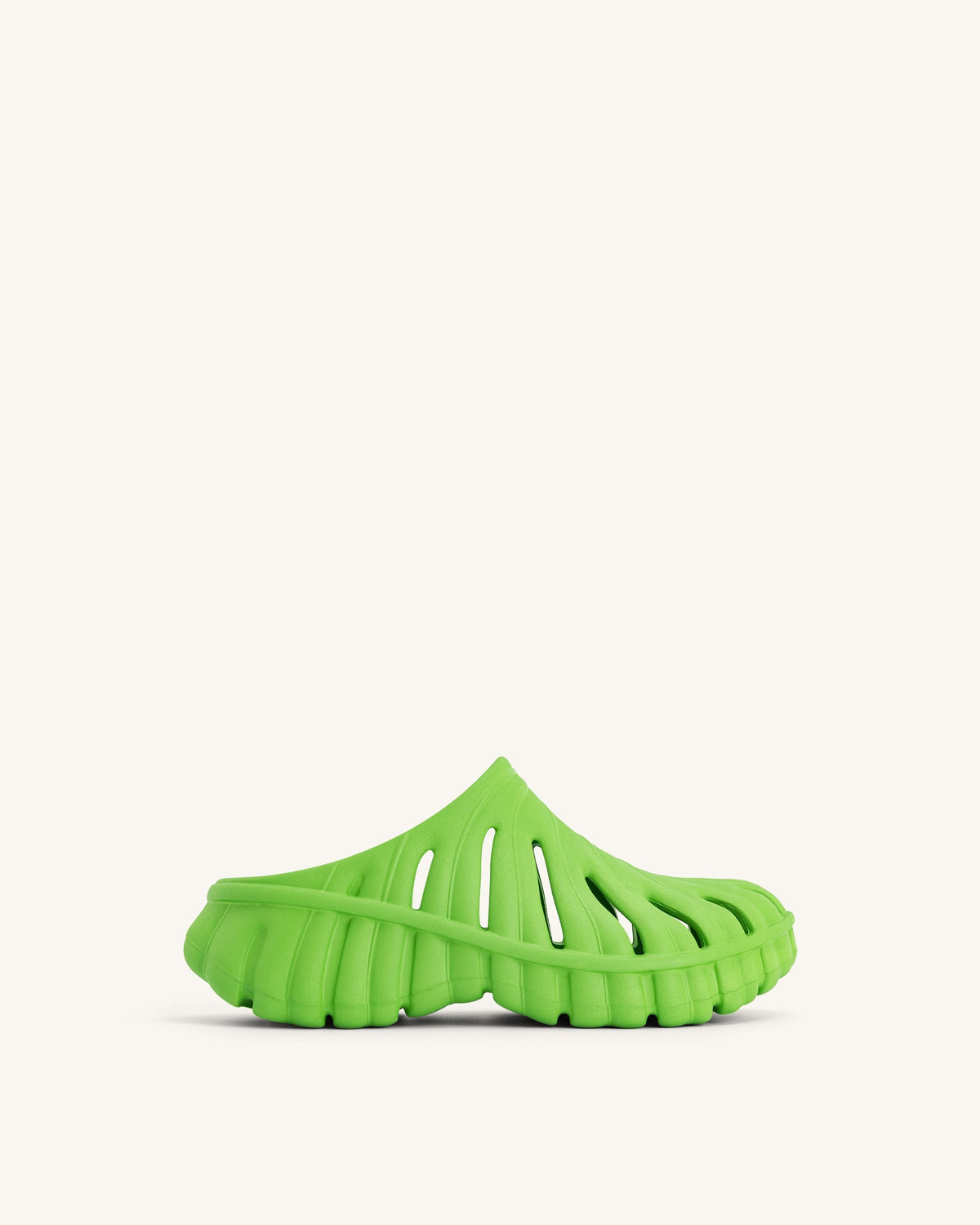 Tara Leaf Platform Clog - Neon Green | JW PEI