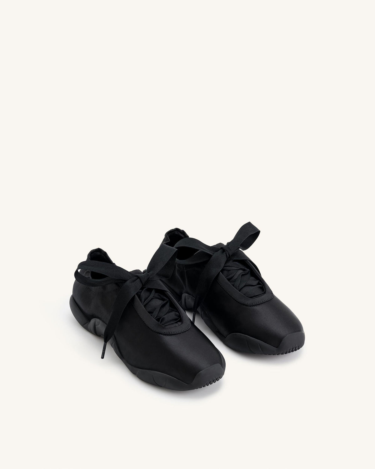 Flavia Ballerina Sneakers - Black | JW PEI