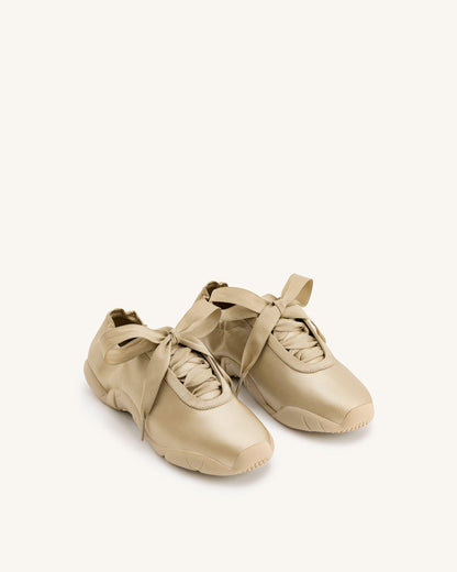 Flavia Ballerina Sneakers - Brown | JW PEI