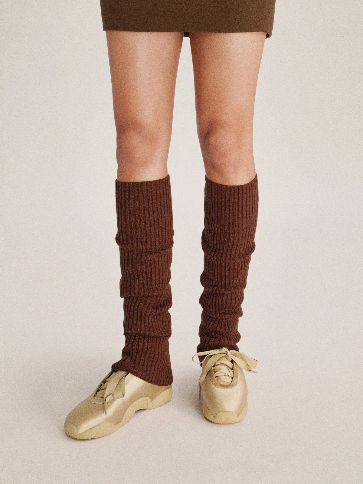 Flavia Ballerina Sneakers - Brown | JW PEI