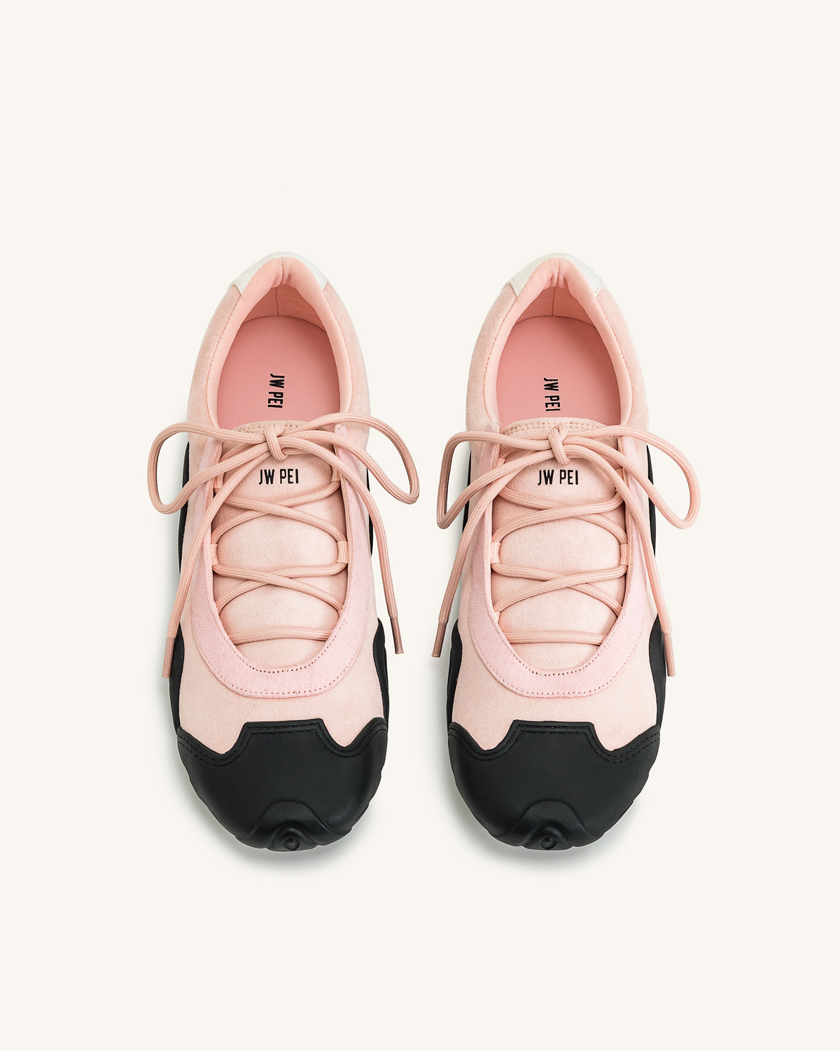 Caitlin Lace-up Ballerina Sneakers - Pink | JW PEI