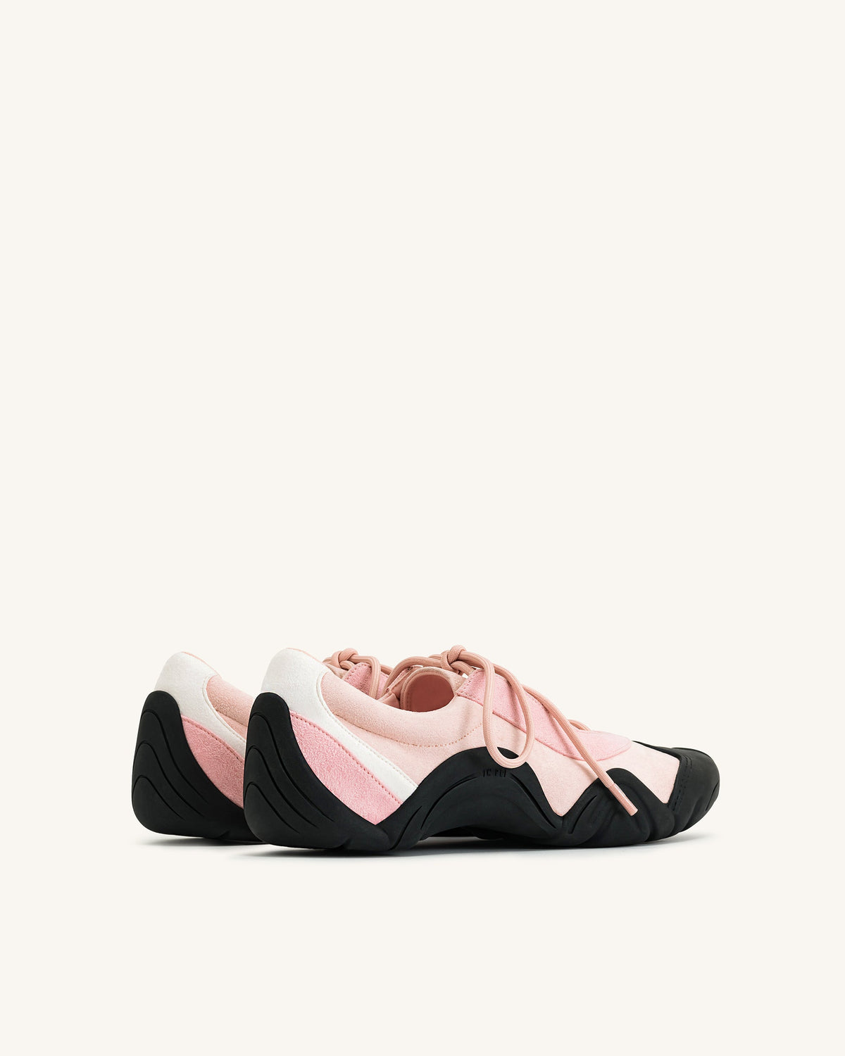 Caitlin Lace-up Ballerina Sneakers - Pink | JW PEI