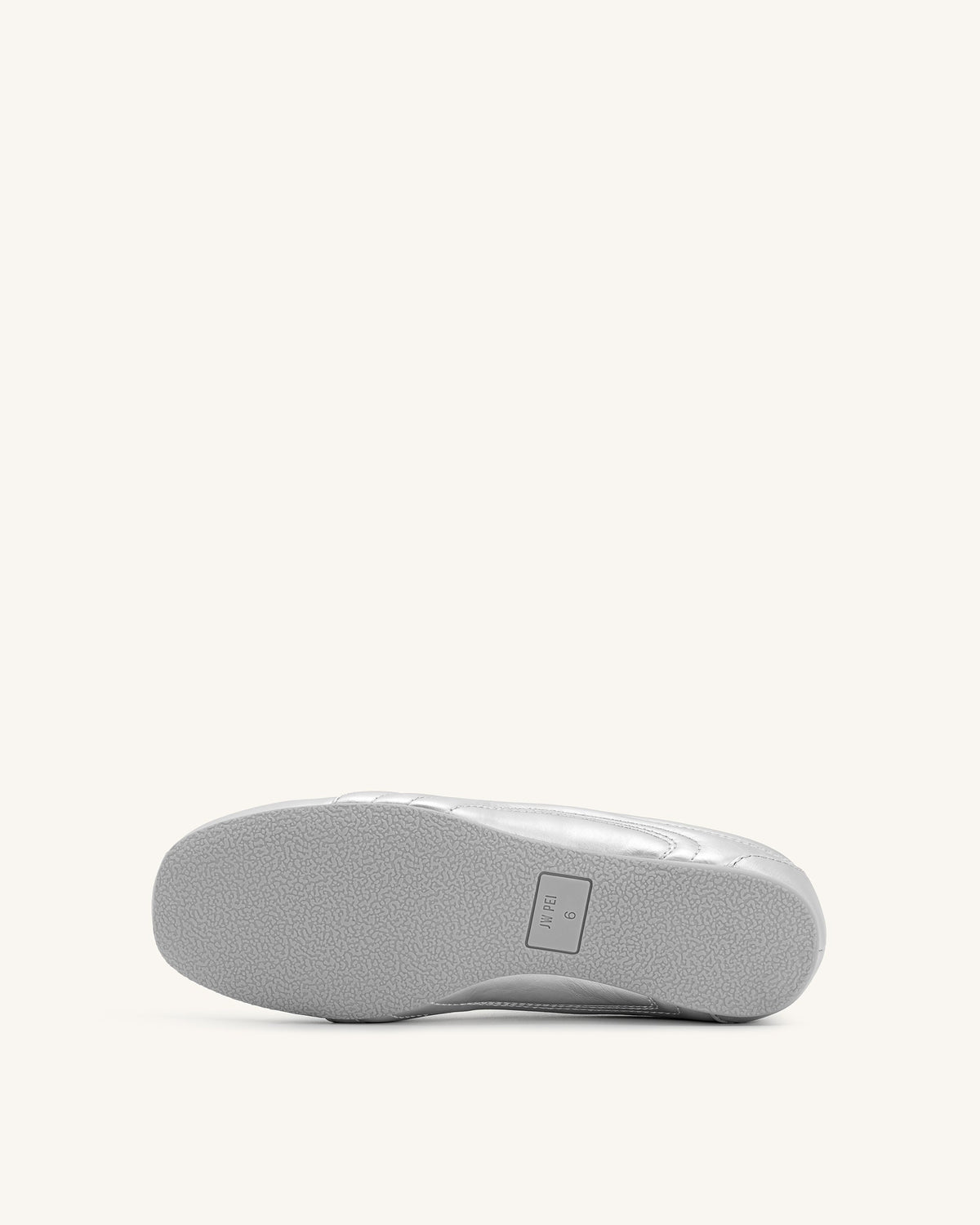 Ferne Streamlined Lustrous Sneakers - Silver | JW PEI
