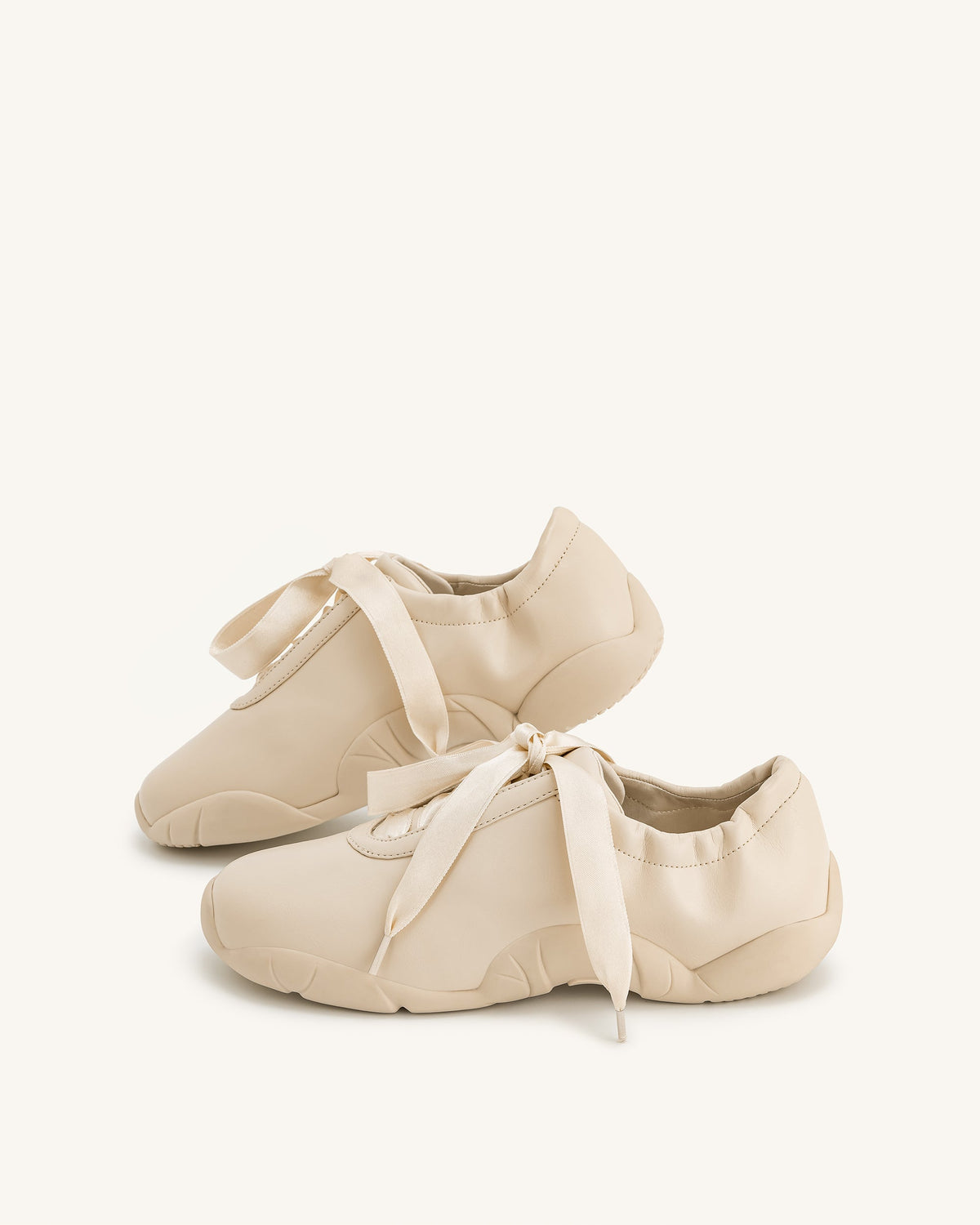 Flavia Ballerina Sneakers - Apricot | JW PEI