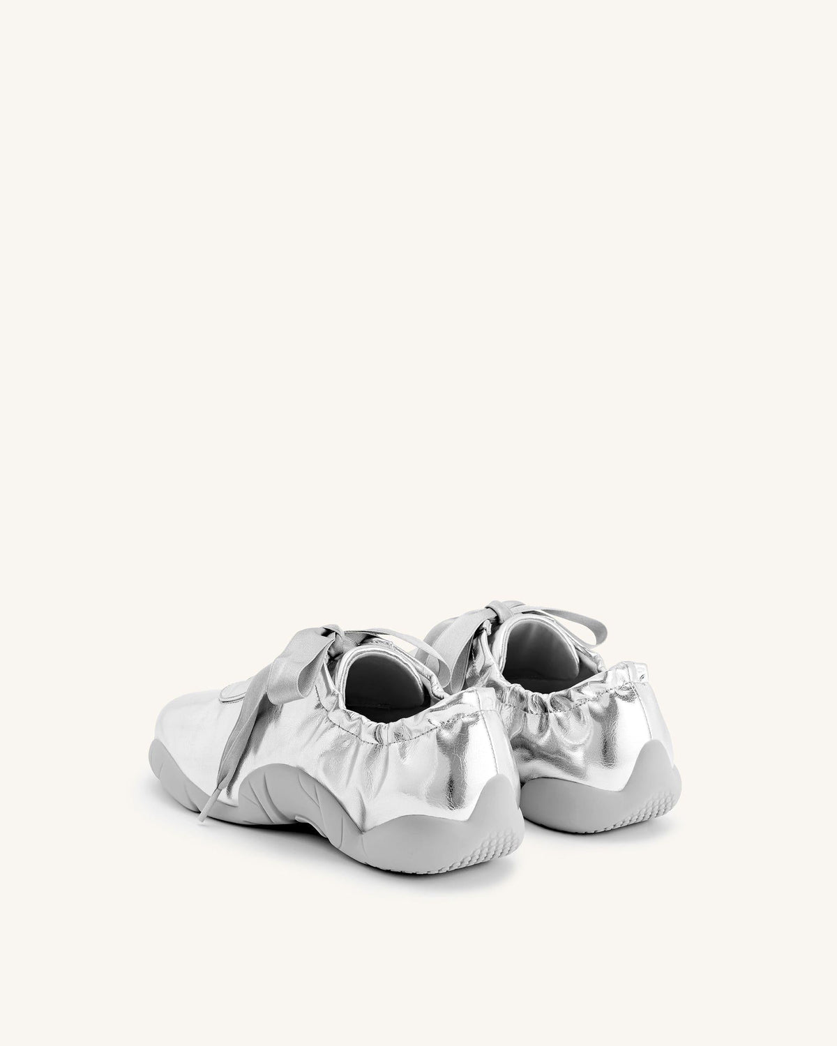 Flavia Ballerina Sneakers - Silver | JW PEI