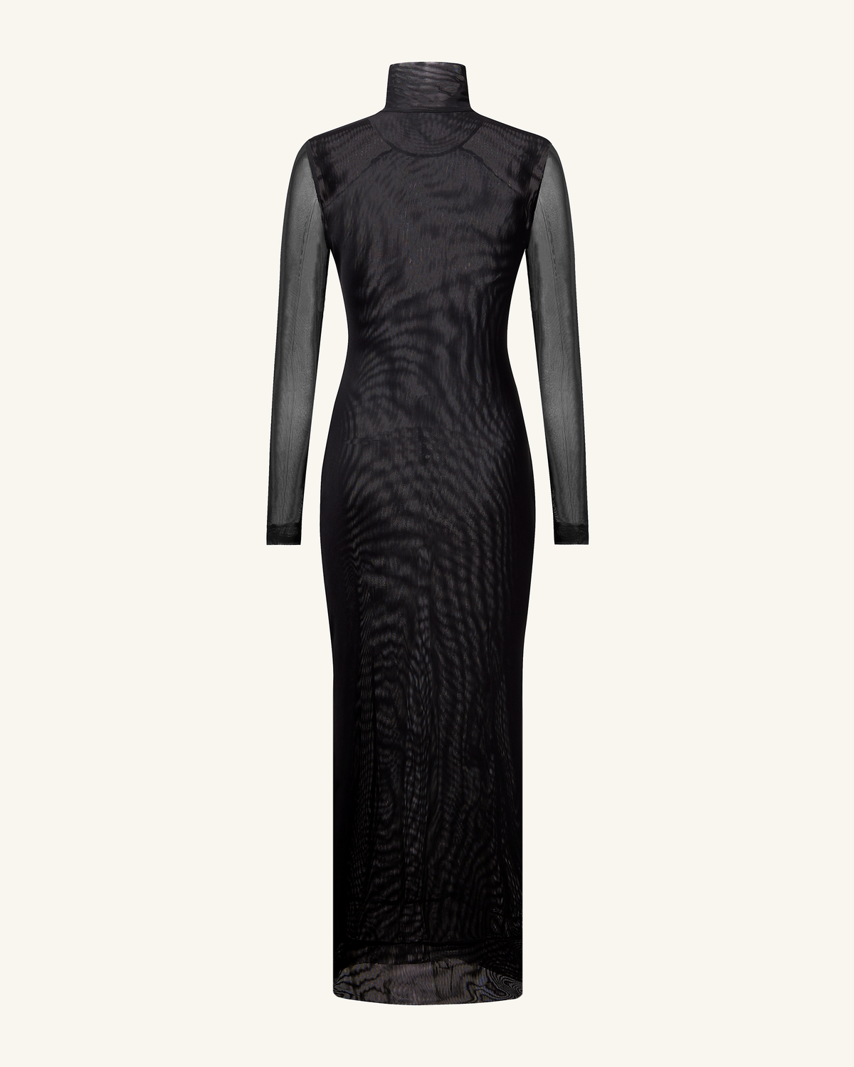 Sophia Eye Print Mesh Dress - Black/White | JW PEI