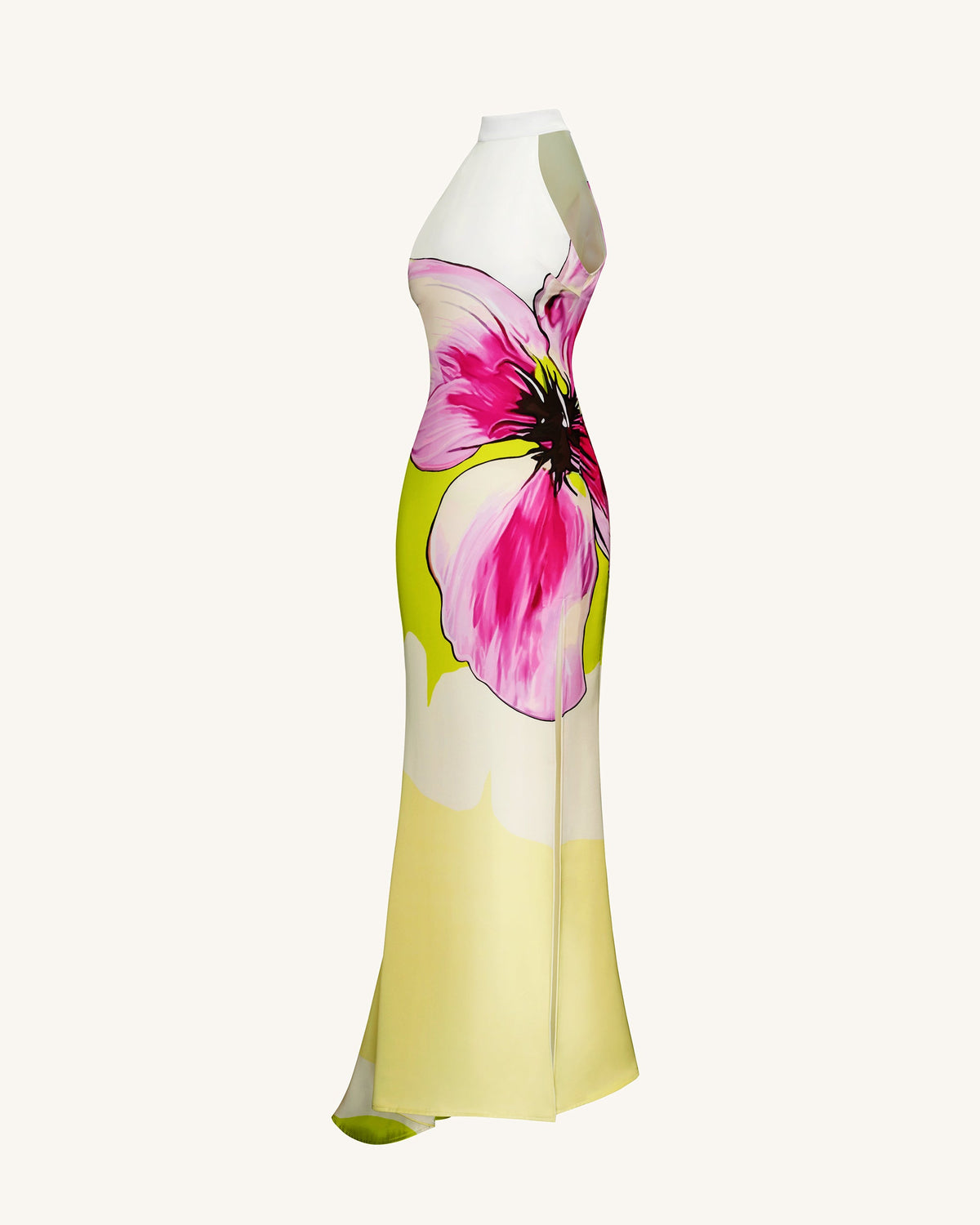 Olivia Floral Halter Gown - Multicolor | JW PEI