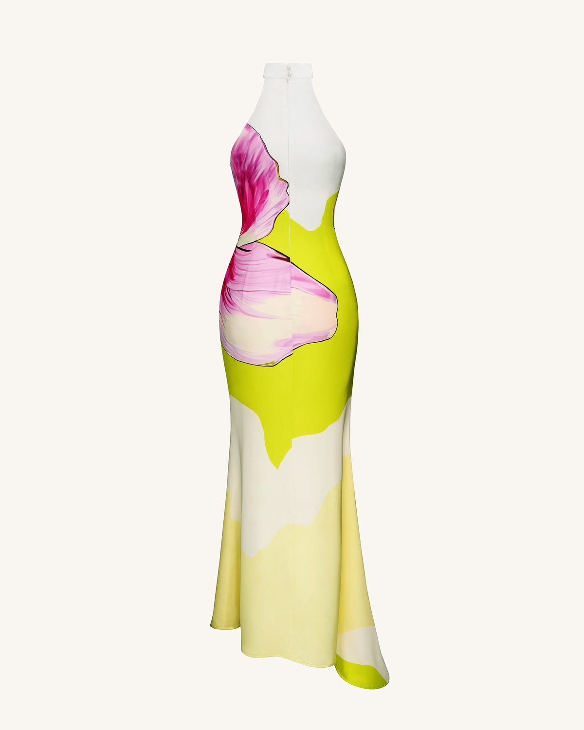 Olivia Floral Halter Gown - Multicolor | JW PEI