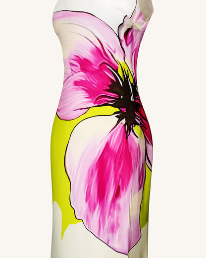 Olivia Floral Halter Gown - Multicolor | JW PEI