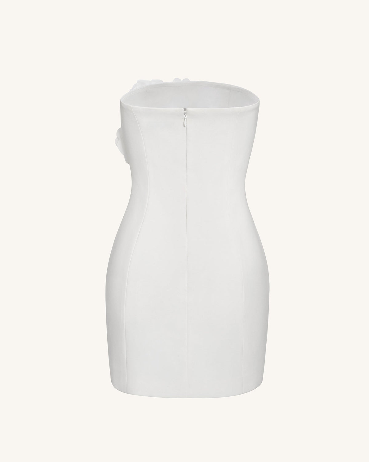 Blossoming Elegance Strapless Dress - White | JW PEI