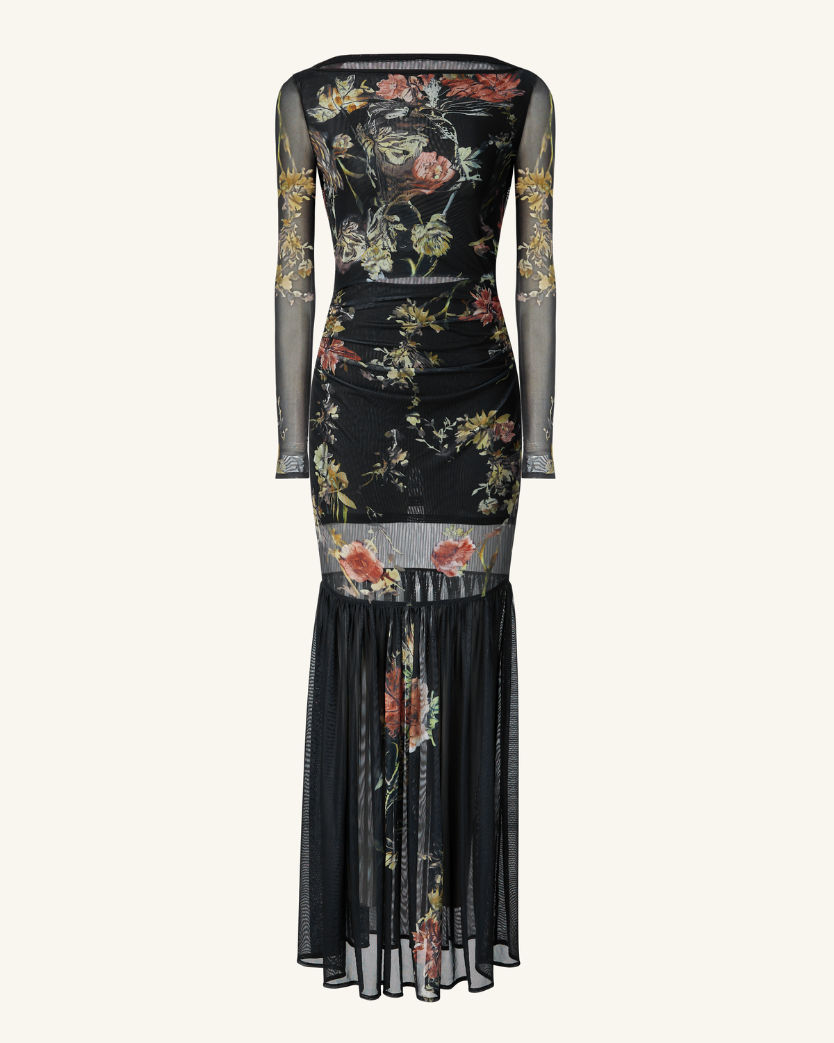 Alicia Printed Mesh Dress - Multicolor | JW PEI