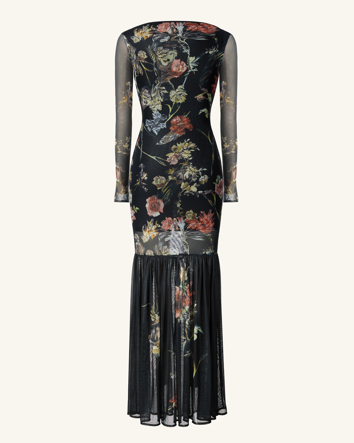 Alicia Printed Mesh Dress - Multicolor | JW PEI