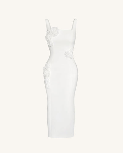Garden Grace Sheath Dress - White | JW PEI