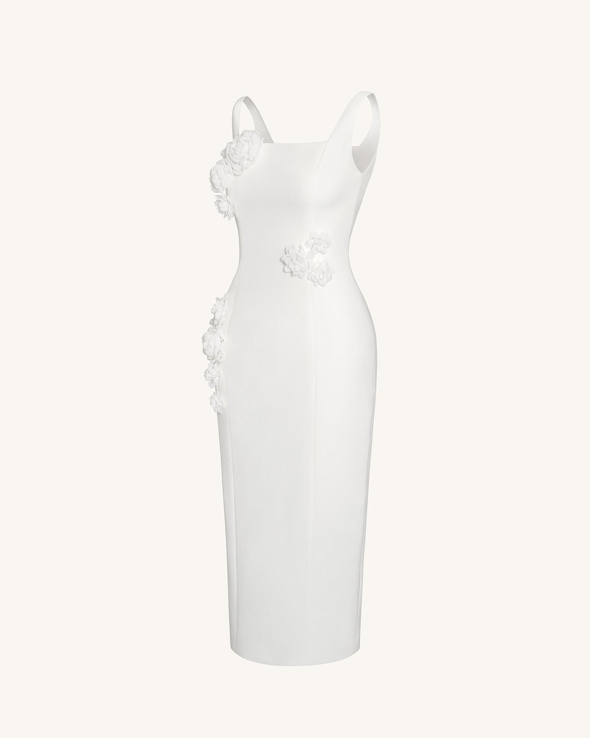 Garden Grace Sheath Dress - White | JW PEI