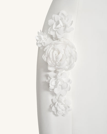 Garden Grace Sheath Dress - White | JW PEI