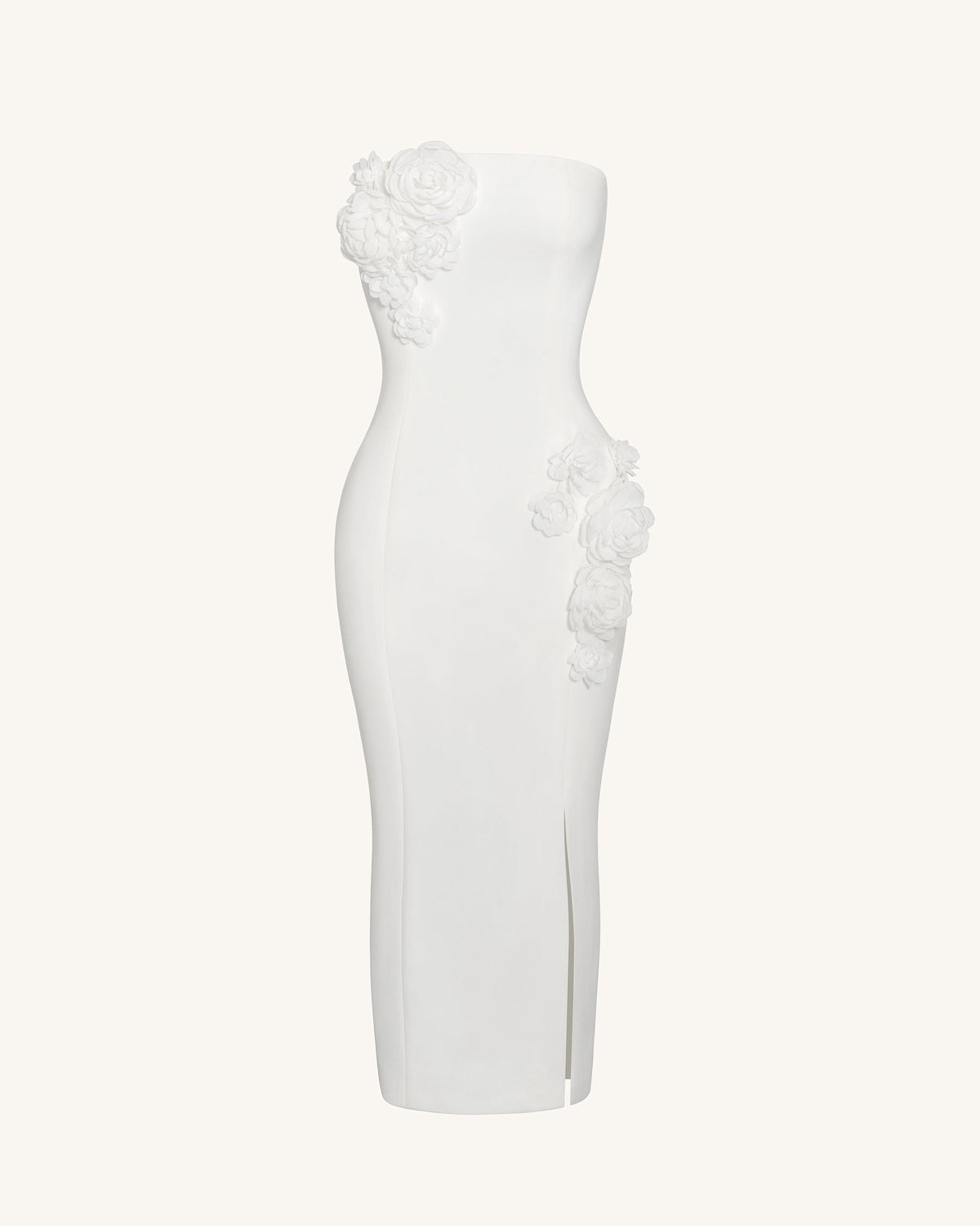 Petal Perfection Cocktail Dress - White | JW PEI