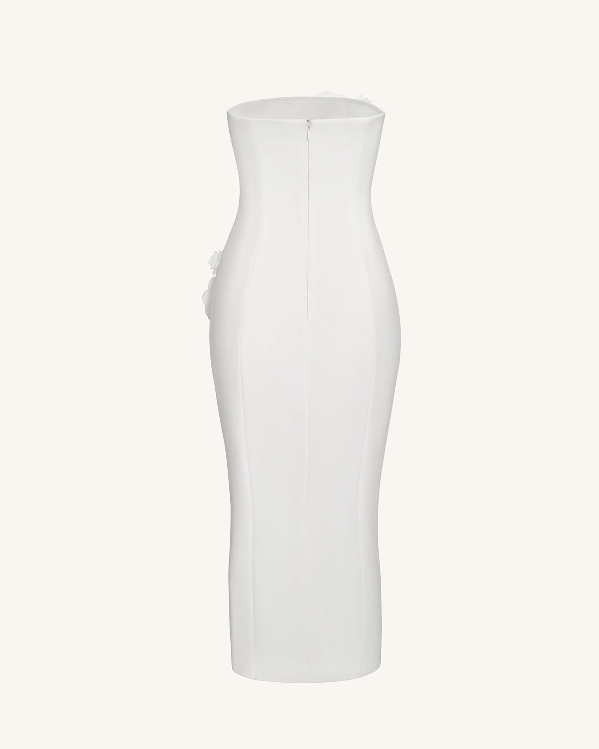 Petal Perfection Cocktail Dress - White | JW PEI