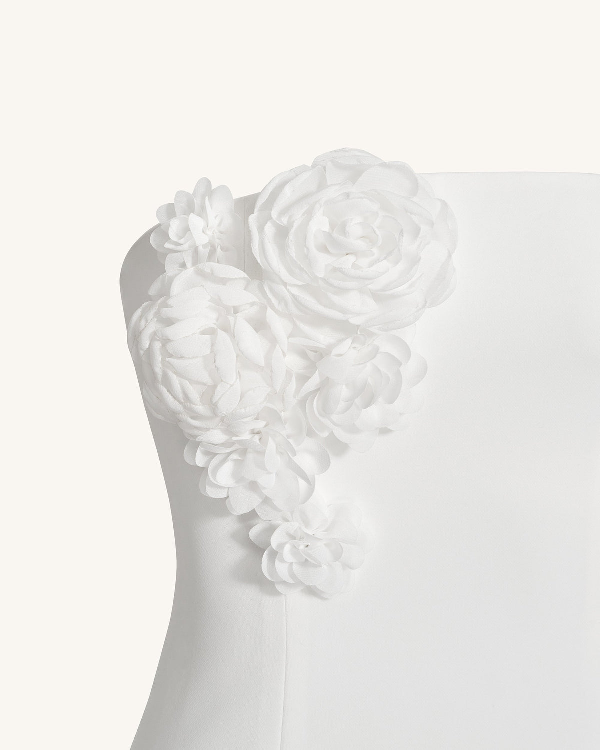 Petal Perfection Cocktail Dress - White | JW PEI