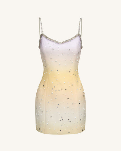 Sophia Crystal Embellished Mini Dress - Multicolor | JW PEI