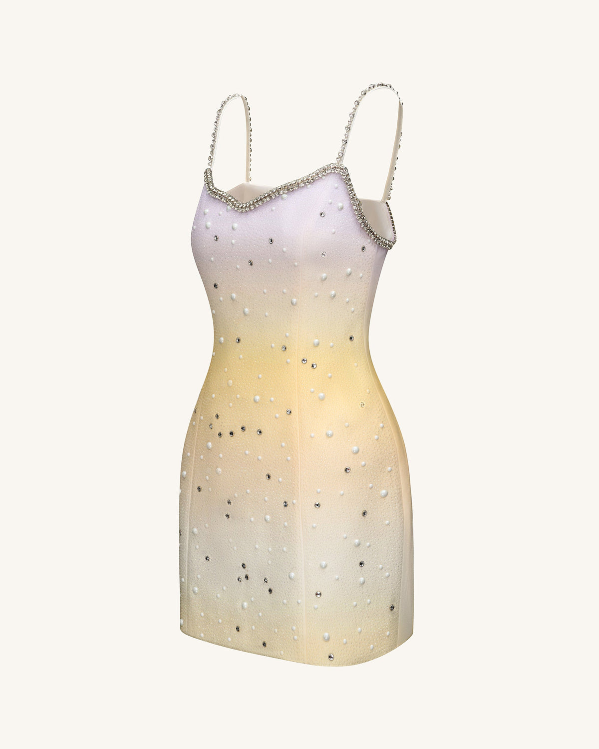 Sophia Crystal Embellished Mini Dress - Multicolor | JW PEI