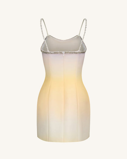 Sophia Crystal Embellished Mini Dress - Multicolor | JW PEI