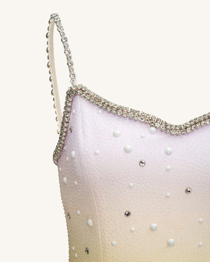 Sophia Crystal Embellished Mini Dress - Multicolor | JW PEI