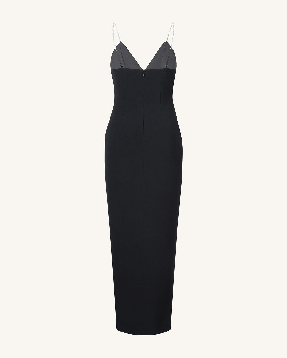Ayliua Sweetheart-Neckline Rhinestones Embellished Black Long Dress - | JW PEI