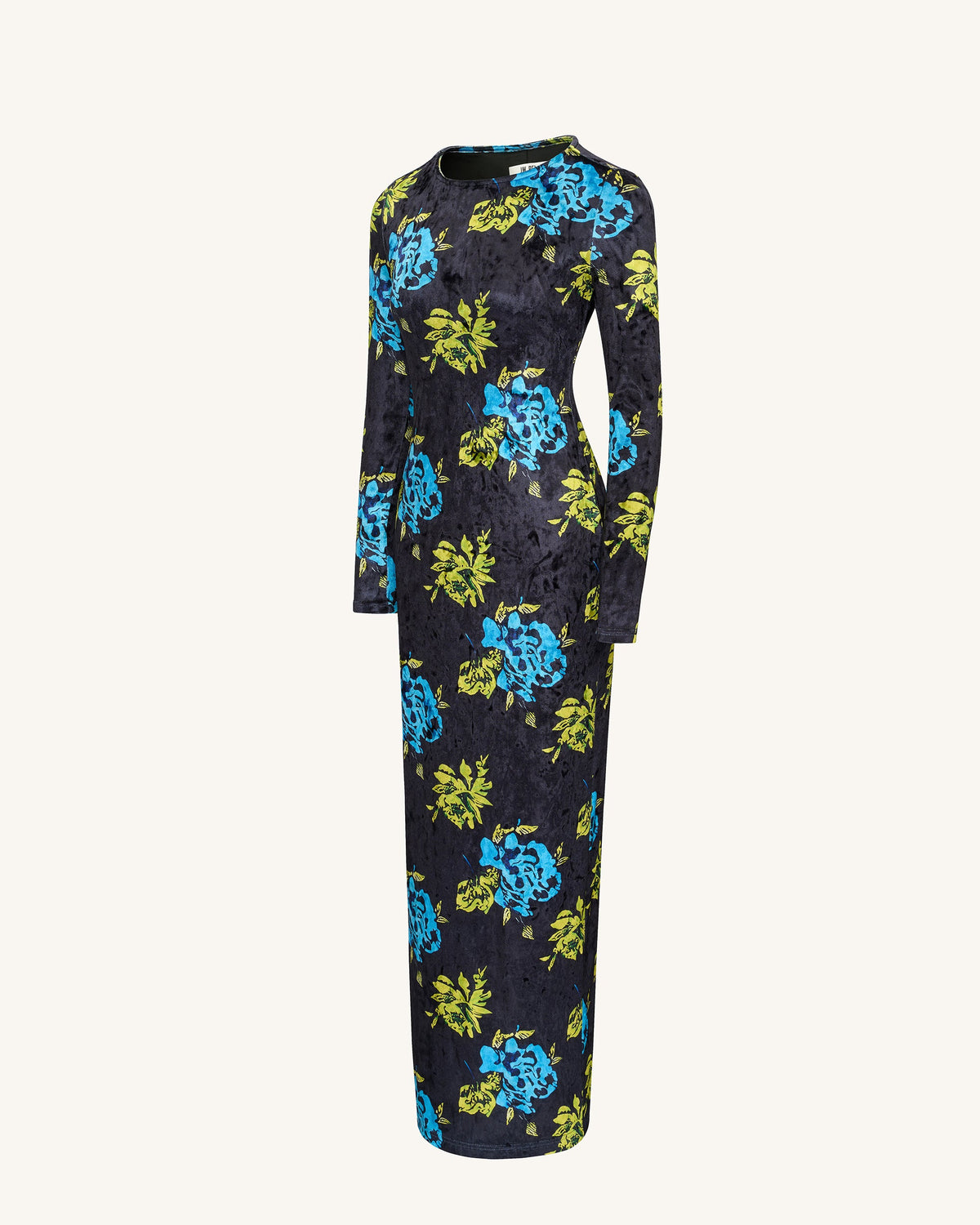 Zoe Vibrant Floral Long Sleeve Gown - Multicolor | JW PEI