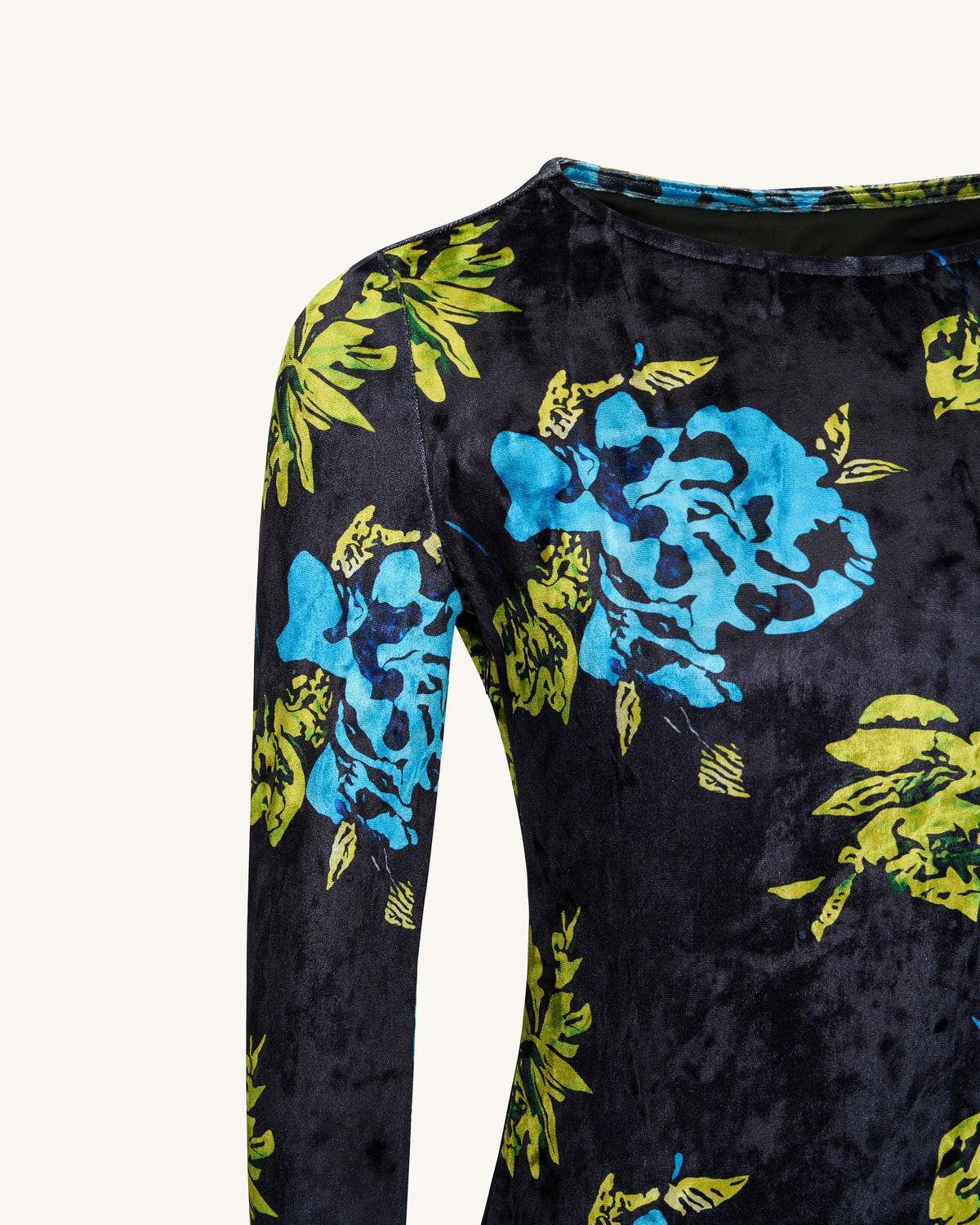 Zoe Vibrant Floral Long Sleeve Gown - Multicolor | JW PEI