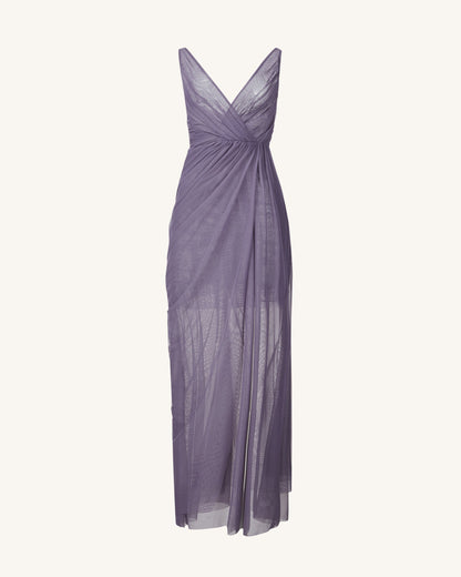 Luna Flowing Mesh Gown - Lavender | JW PEI