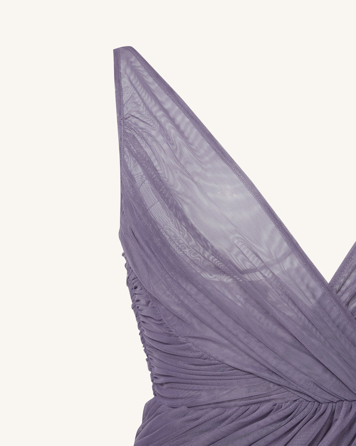 Luna Flowing Mesh Gown - Lavender | JW PEI