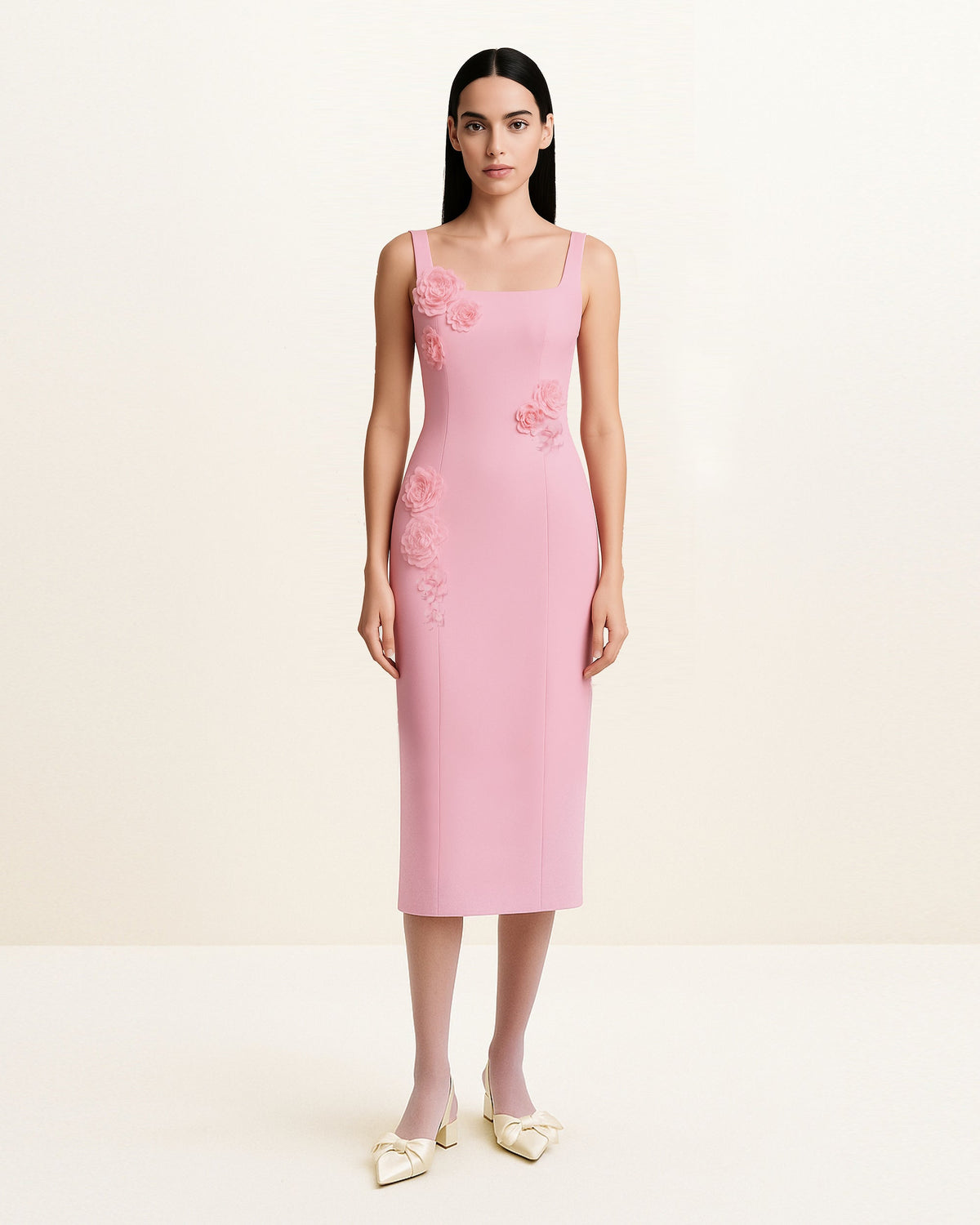 Garden Grace Sheath Dress - Pink | JW PEI