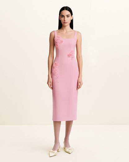 Garden Grace Sheath Dress - Pink | JW PEI