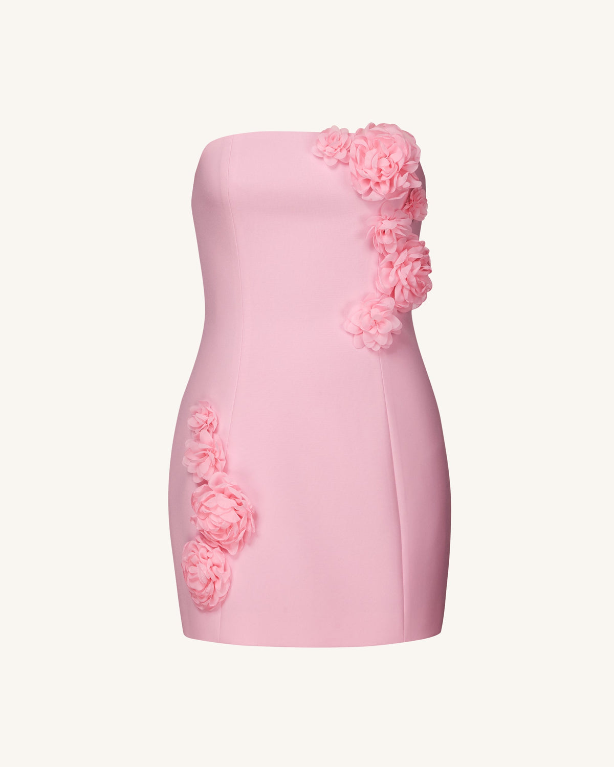 Blossoming Elegance Strapless Dress - Pink | JW PEI