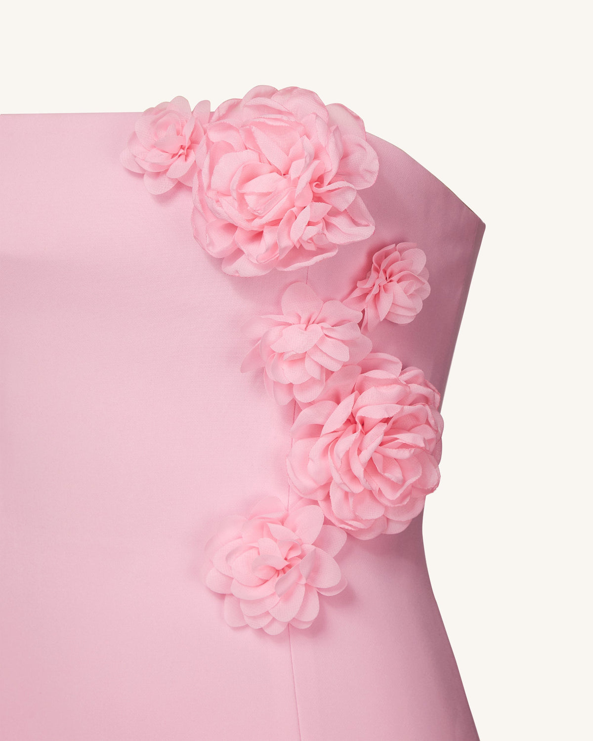 Blossoming Elegance Strapless Dress - Pink | JW PEI