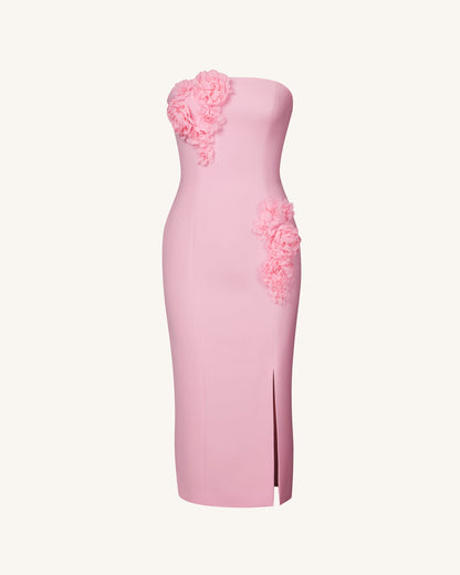 Petal Perfection Cocktail Dress - Pink | JW PEI
