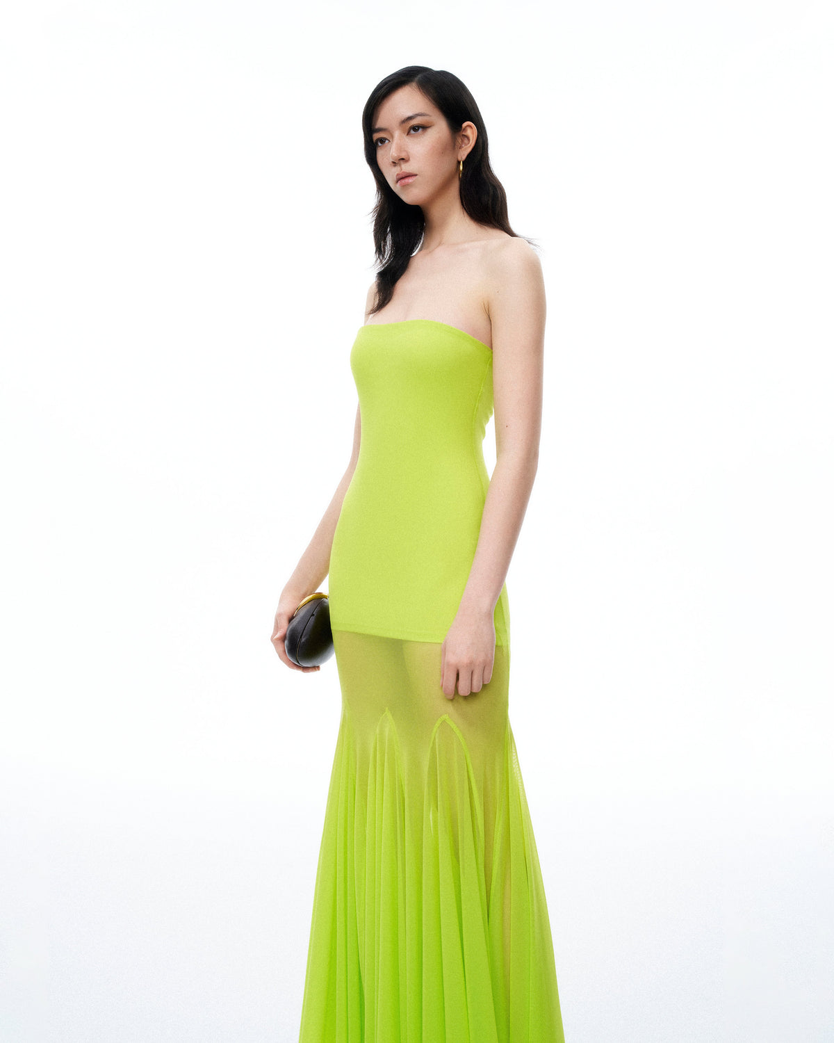Thalassa Mesh Dress - Lime Green | JW PEI