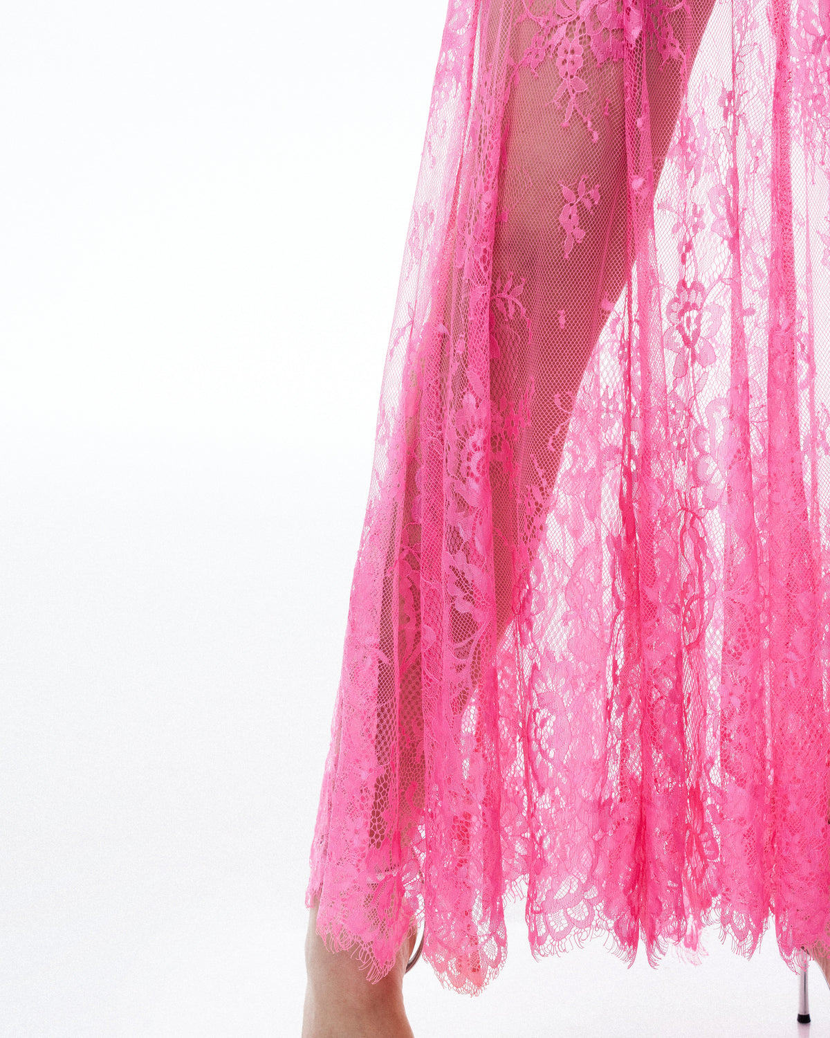 Evadne Floral Lace Dress - Pink | JW PEI