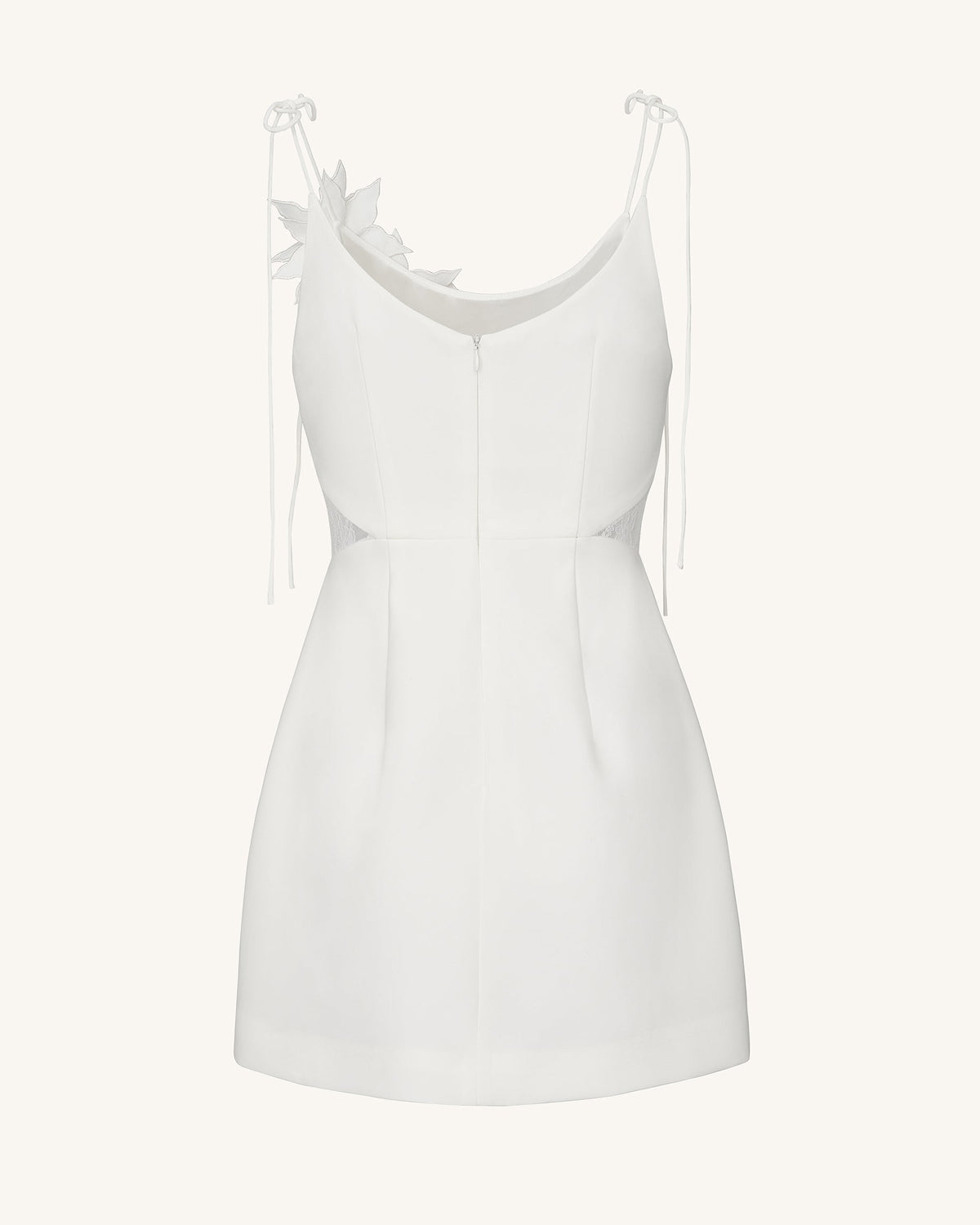 Floral Vine Tie Dress - White | JW PEI